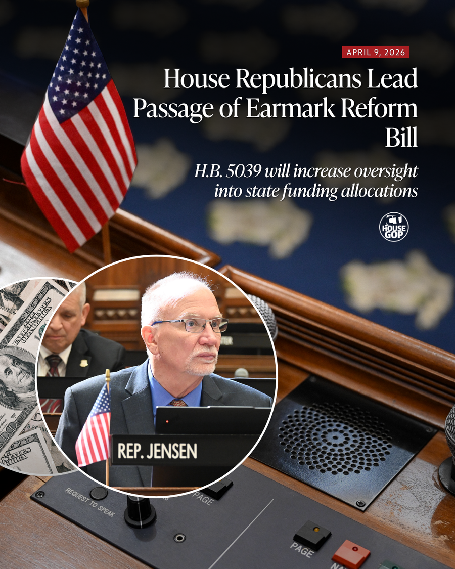 Rep. Jensen Votes in Strong Support of Bill to Address Abuse of 'Earmark' Process
